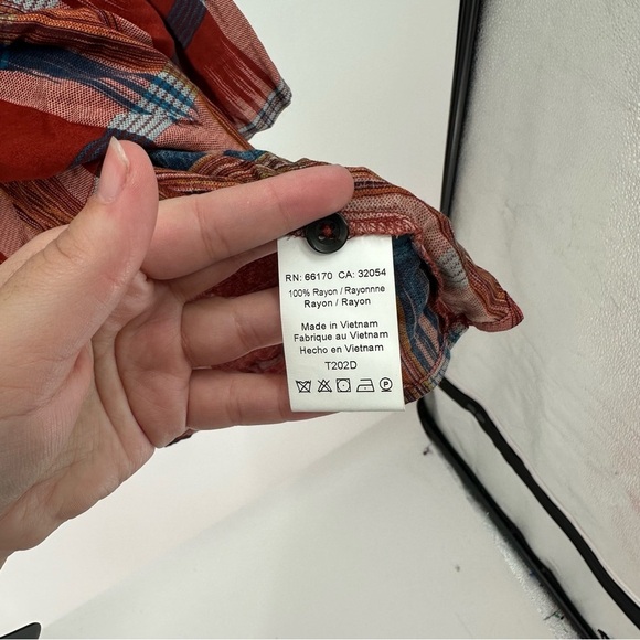 Anthropologie 11.1.TYLHO Sao Paulo Tunic Shirt Dress Fall Plaid Dress Size Large - Picture 5 of 8